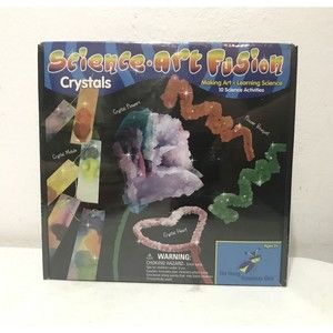 Young Scientists Club Science-Art Fusion Crystals Kit New Sealed Ages 5+ New